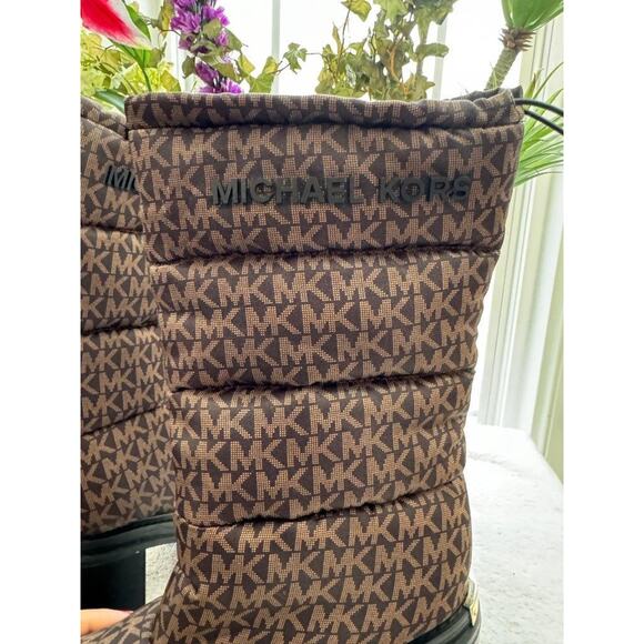 MICHAEL Michael Kors Holt Quilted Mid-Calf Boots 5.5 (bota600 - Picture 2 of 9